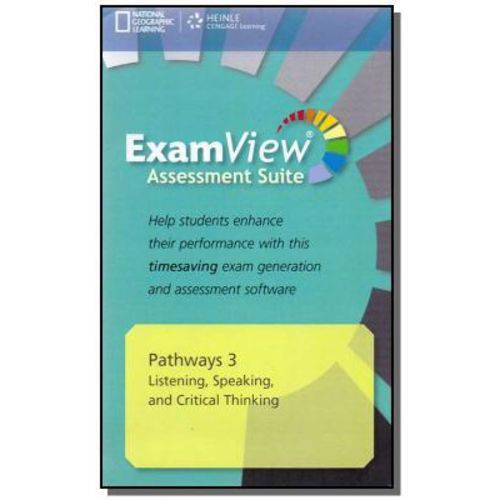 Tamanhos, Medidas e Dimensões do produto Pathways 3 - Listening And Speaking - Examview Cd-