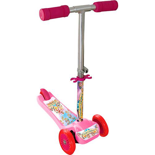 Tamanhos, Medidas e Dimensões do produto Patinete Scooter Net Mini Princesas Rosa - Zoop Toys