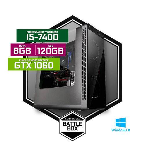 Tamanhos, Medidas e Dimensões do produto PC Gamer Neologic Battlebox NLI68713 I5-7400 8GB (GeForce GTX 1060 3GB) 1TB + 120GB SSD Windows 8