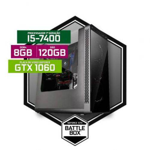 Tamanhos, Medidas e Dimensões do produto PC Gamer Neologic Battlebox NLI68711 I5-7400 8GB (GeForce GTX 1060 3GB) 1TB + 120GB SSD