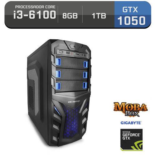 Tamanhos, Medidas e Dimensões do produto PC Gamer Neologic Moba Box NLI57809 Intel Core I3-6100 8GB (Gtx 1050 de 2GB) 1TB