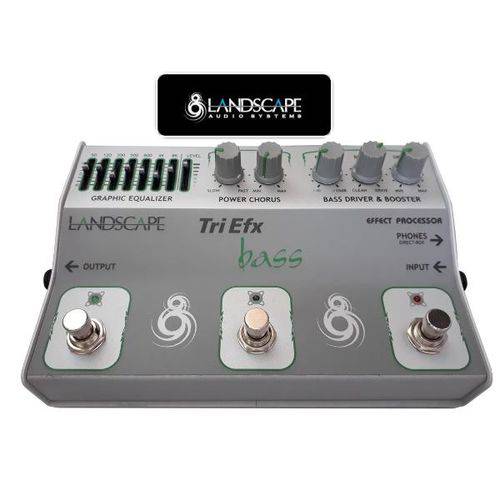 Tamanhos, Medidas e Dimensões do produto Pedal Contrabaixo - Landscape Triefx Bass