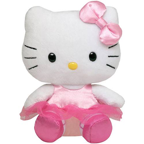 Tamanhos, Medidas e Dimensões do produto Pelúcia Beanie Babies Hello Kitty Bailarina - DTC
