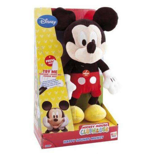 Tamanhos, Medidas e Dimensões do produto Pelúcia Disney Happy Sounds Mickey - Multikids