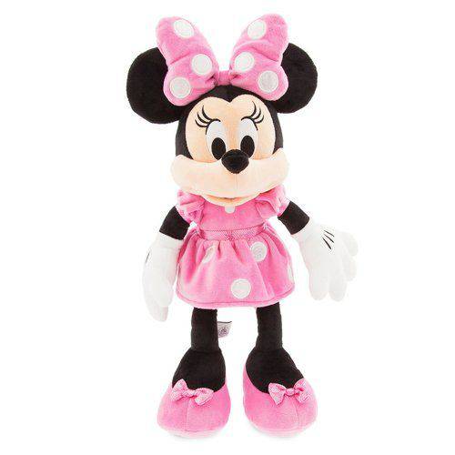 Tamanhos, Medidas e Dimensões do produto Pelúcia Minnie Rosa - Tamanho Médio - Original Disney Store