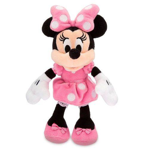 Tamanhos, Medidas e Dimensões do produto Pelúcia Minnie Rosa - Tamanho Pequeno - Original Disney Store