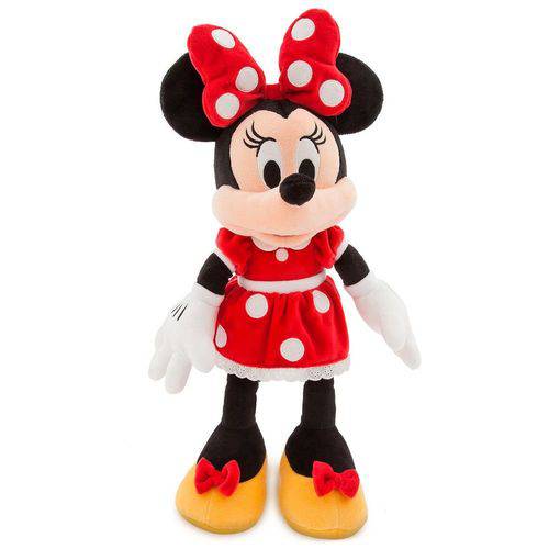 Tamanhos, Medidas e Dimensões do produto Pelúcia Minnie Vermelha - Tamanho Médio - Original Disney Store