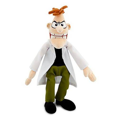 Tamanhos, Medidas e Dimensões do produto Pelúcia Phineas e Ferb - Dr. Heinz Doofenshmirtz - Disney Store