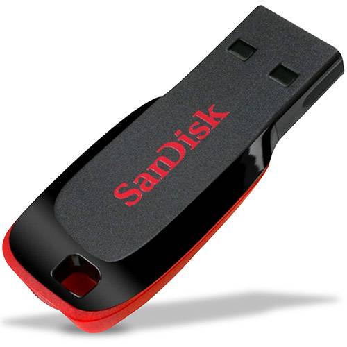 Tamanhos, Medidas e Dimensões do produto Pen Drive 4GB - Sandisk - Cruzer Blade