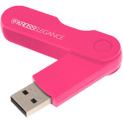 Tamanhos, Medidas e Dimensões do produto Pen Drive 8GB Kross Elegance - Rosa