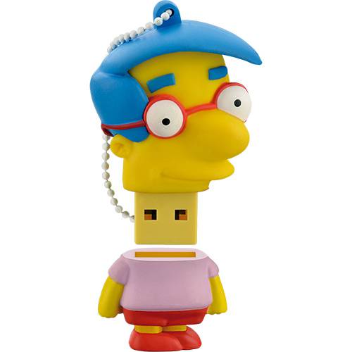 Tamanhos, Medidas e Dimensões do produto Pen Drive 8GB Multilaser - Simpsons Milhouse