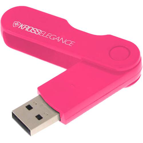 Tamanhos, Medidas e Dimensões do produto Pen Drive 32GB Kross Elegance - Rosa
