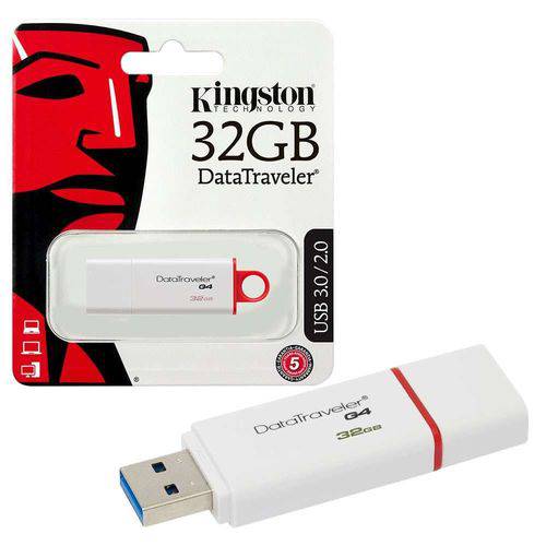 Tamanhos, Medidas e Dimensões do produto Pen Drive 32gb USB 3.0 - Kingston