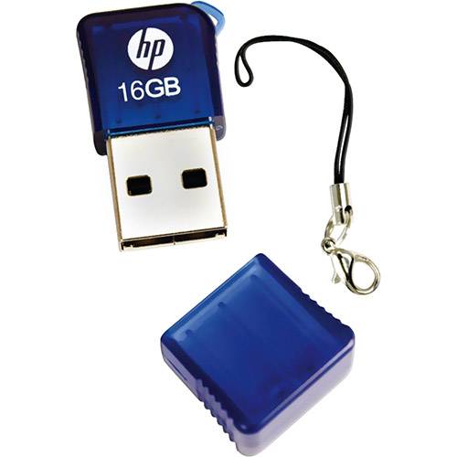 Tamanhos, Medidas e Dimensões do produto Pen Drive HP V165W 16GB Azul