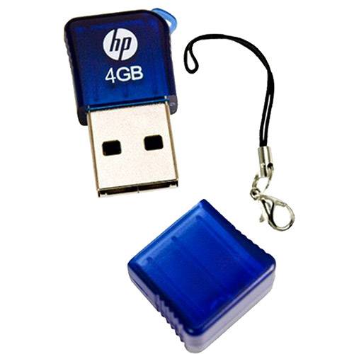 Tamanhos, Medidas e Dimensões do produto Pen Drive HP V165W 4GB Azul