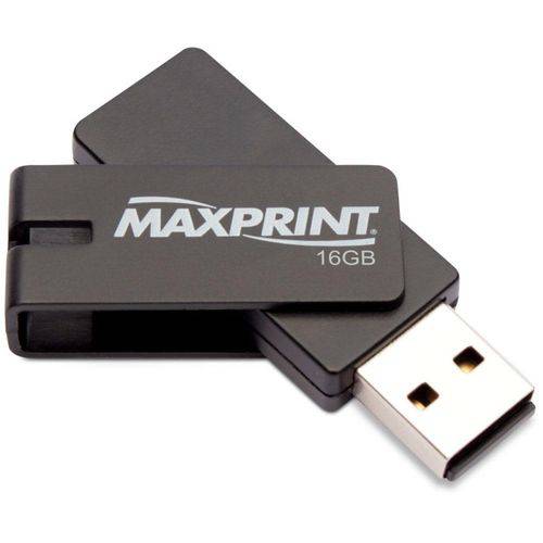 Tamanhos, Medidas e Dimensões do produto Pen Drive Maxprint Retrátil - 16GB