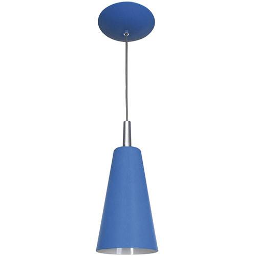 Tamanhos, Medidas e Dimensões do produto Pendente Cone Mini Tóquio em Alumínio Azul - Attena