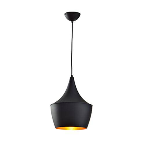 Tamanhos, Medidas e Dimensões do produto Pendente de Alumínio Tom Dixon Fat 1 Lâmpada Preto/ Dourado - Arquitetizze