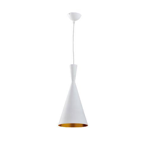 Tamanhos, Medidas e Dimensões do produto Pendente de Alumínio Tom Dixon Tall 1 Lâmpada Branco/Dourado - Arquitetizze