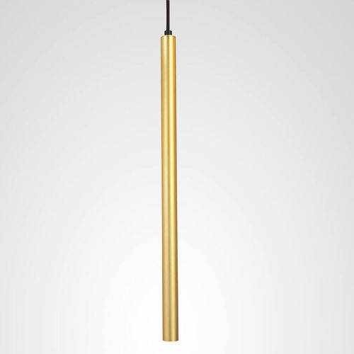 Tamanhos, Medidas e Dimensões do produto Pendente Tubeto Dourado G9 2,5 X 50cm