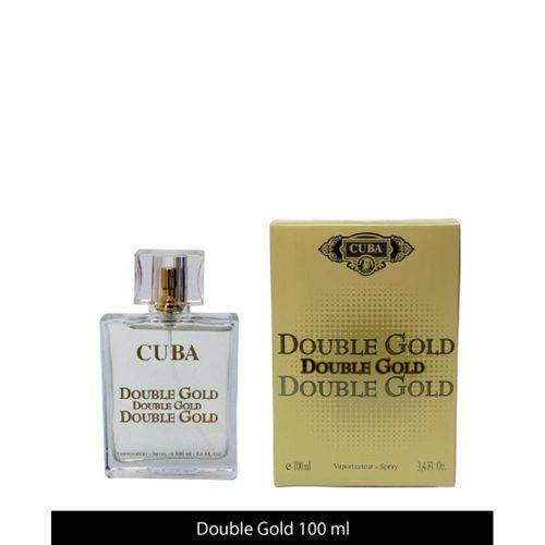 Tamanhos, Medidas e Dimensões do produto Perfume Cuba Double Gold Masculino 100ml