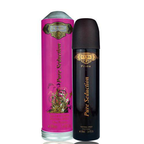 Tamanhos, Medidas e Dimensões do produto Perfume Cuba Pure Seduction Edp Feminino Prime 100ml Lançamento
