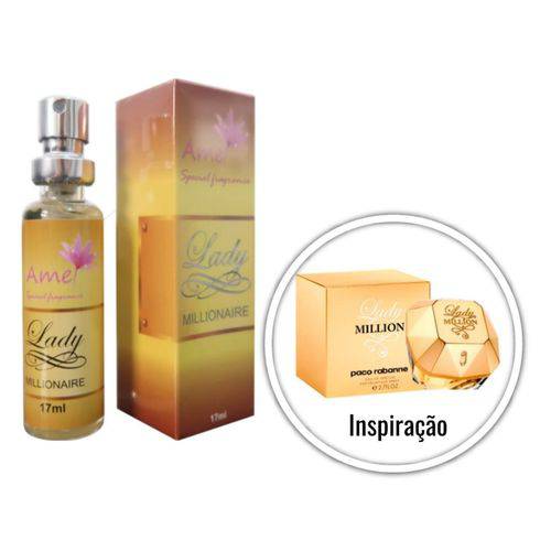 Tamanhos, Medidas e Dimensões do produto Perfume Lady Millionaire - Inspirado no Perfume L M