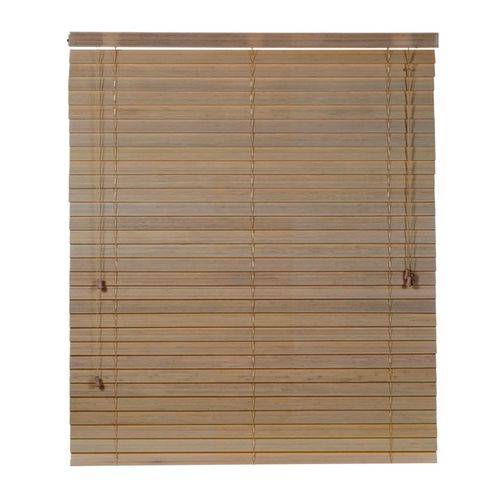 Tamanhos, Medidas e Dimensões do produto Persiana Horizontal de Bambu 50mm 1,20larg X 1,40alt Pátina