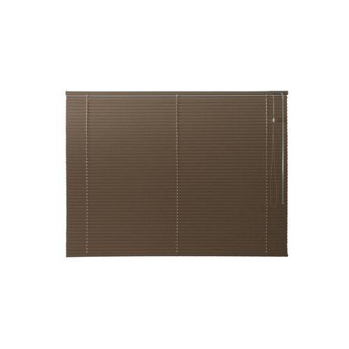 Tamanhos, Medidas e Dimensões do produto Persiana Horizontal em Alumínio 25 Mm Largura 1,60 M por Altura 1,40 M Chocolate Comando Direita