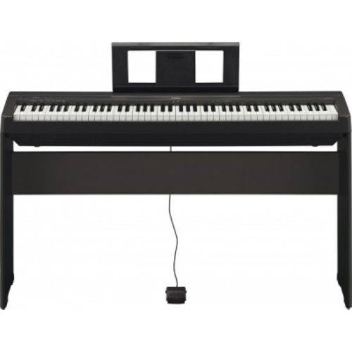 Tamanhos, Medidas e Dimensões do produto Piano Yamaha P45 com Estante L85 Oficial Yamaha