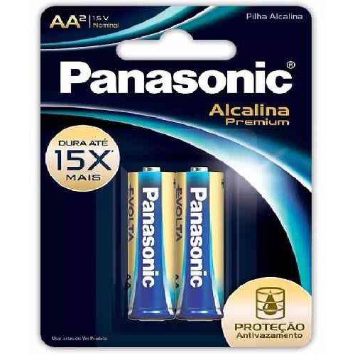 Tamanhos, Medidas e Dimensões do produto Pilha Alcalina Premium Pequena Aa Panasonic 16 Cartelas com 2 Unidades