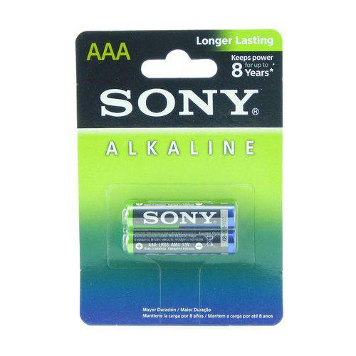 Tamanhos, Medidas e Dimensões do produto Pilhas Sony Alcalinas de Alto Rendimento Aaa - 2 Unidades