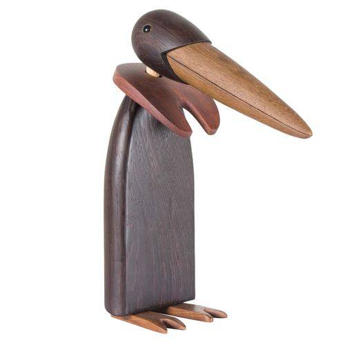 Tamanhos, Medidas e Dimensões do produto Pinguim Decorativo de Madeira