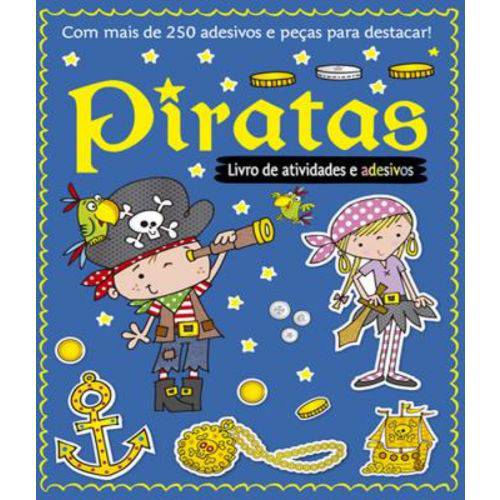 Tamanhos, Medidas e Dimensões do produto Piratas - Livro de Atividades e Adesivos