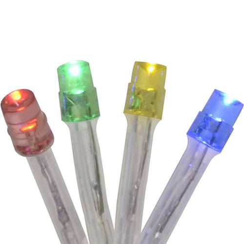 Tamanhos, Medidas e Dimensões do produto Pisca 200 Lampadas LED Colorido Fio Transparente 110V - Orb Christmas