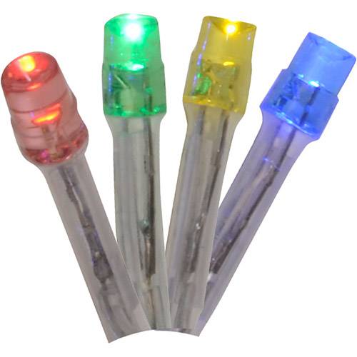 Tamanhos, Medidas e Dimensões do produto Pisca 100 Lampadas LED Colorido Fio Transparente - 110V - Orb Christmas