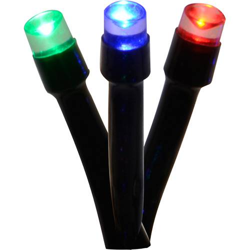 Tamanhos, Medidas e Dimensões do produto Pisca 100 Lampadas LED Colorido Fio Verde 110V - Orb Christmas