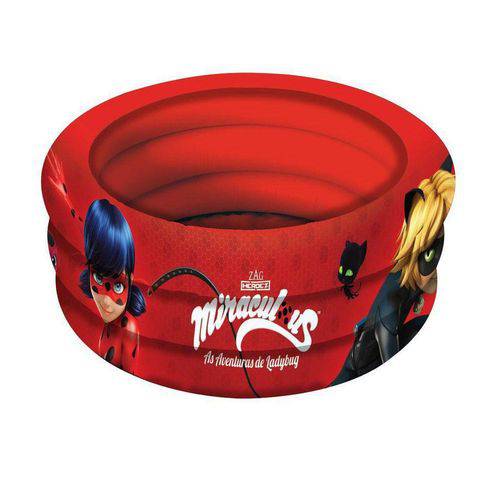 Tamanhos, Medidas e Dimensões do produto Piscina Inflável Infantil Miraculous Ladybug 38 Litros