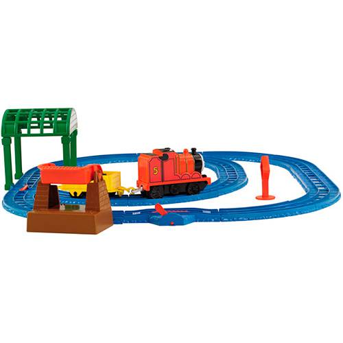 Tamanhos, Medidas e Dimensões do produto Pista Thomas & Friends Ferrovias Loop Duplo James na Estação Knapford - Mattel