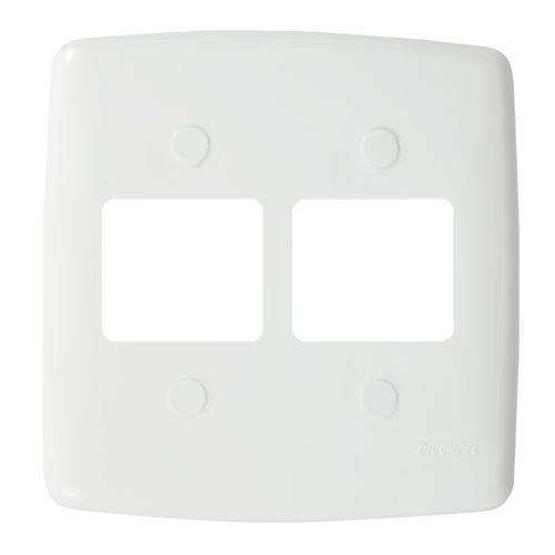 Tamanhos, Medidas e Dimensões do produto Placa 4x4 P/ 4 Interruptores - Mônaco Branco Dicompel