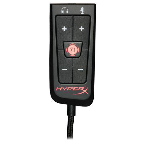 Tamanhos, Medidas e Dimensões do produto Placa de Som USB HyperX 7.1 Virtual Plug & Play HX-USCCPSS-BK