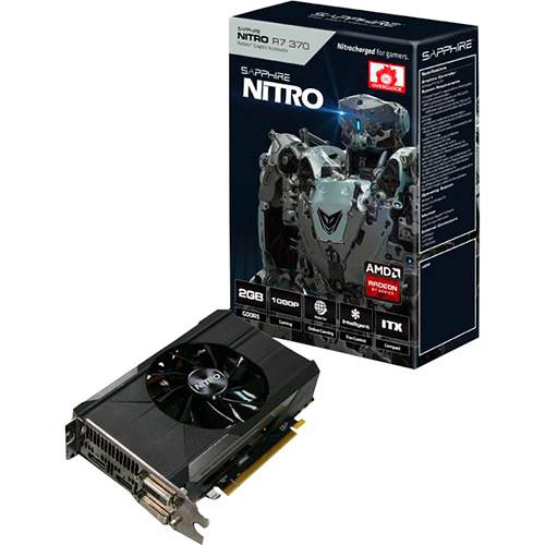 Tamanhos, Medidas e Dimensões do produto Placa de Video Radeon R7 370 2GB Nitro Dual X Oc DDR5 - Sapphire