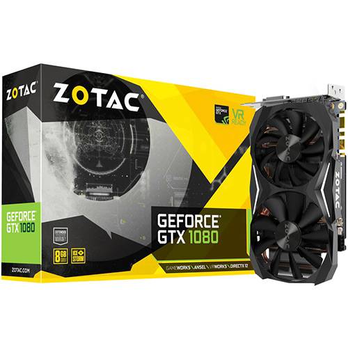 Tamanhos, Medidas e Dimensões do produto Placa de Vídeo VGA Nvidia Zotac Geforce GTX 1080 8GB Mini (Zt-p10800h-10p)