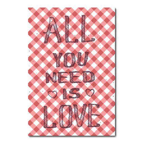 Tamanhos, Medidas e Dimensões do produto Placa Decorativa - All You Need Is Love - 0956plmk