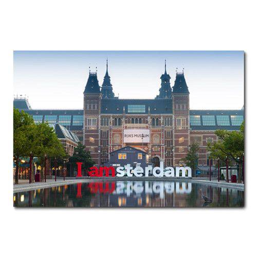 Tamanhos, Medidas e Dimensões do produto Placa Decorativa - Amsterdã - 0391plmk