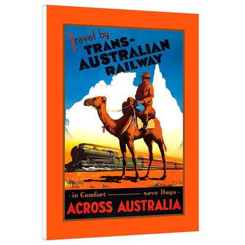 Tamanhos, Medidas e Dimensões do produto Placa Decorativa Australian 54 X 38 Cm Colorido