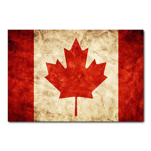 Tamanhos, Medidas e Dimensões do produto Placa Decorativa - Bandeira Canadá - 0304plmk