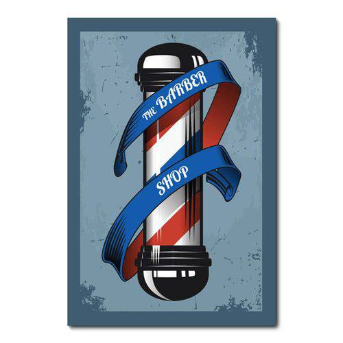 Tamanhos, Medidas e Dimensões do produto Placa Decorativa - Barber Shop - Barbearia - 0568plmk