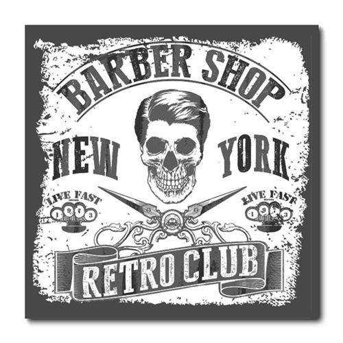 Tamanhos, Medidas e Dimensões do produto Placa Decorativa - Barber Shop - Barbearia - 0571plmk