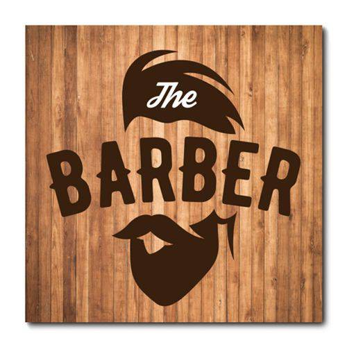 Tamanhos, Medidas e Dimensões do produto Placa Decorativa - Barber Shop - Barbearia - 0819plmk